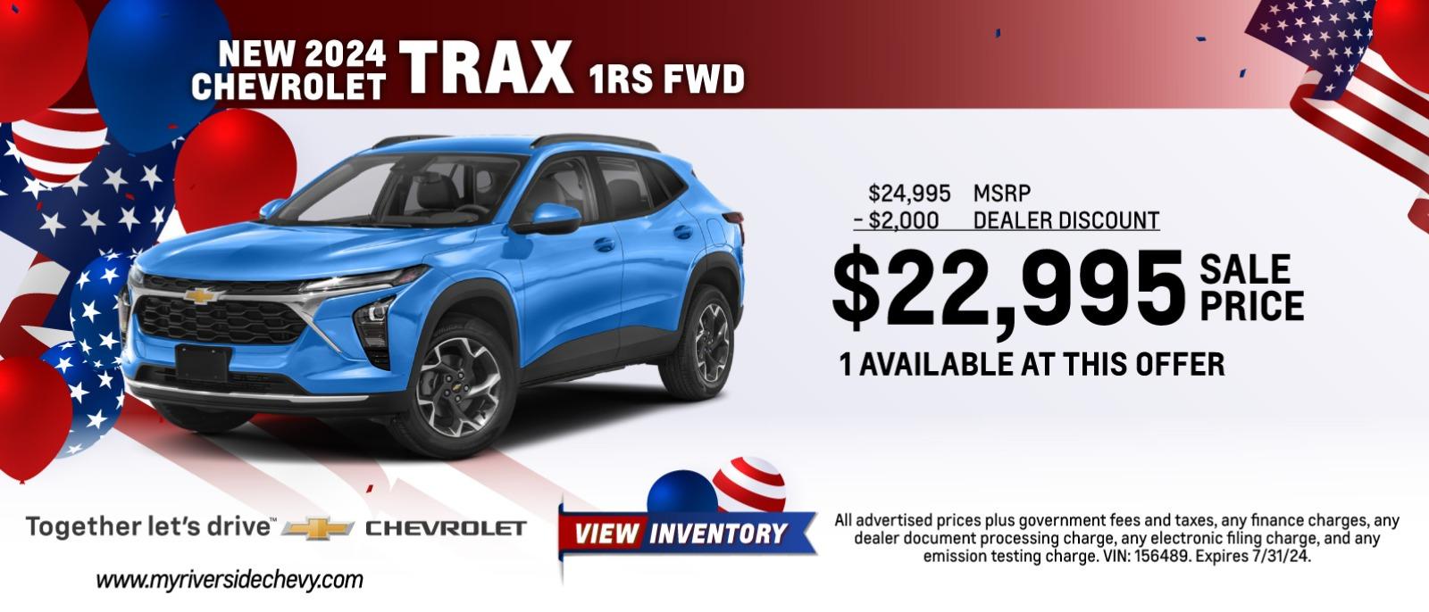 New 2024 Chevy  Trax