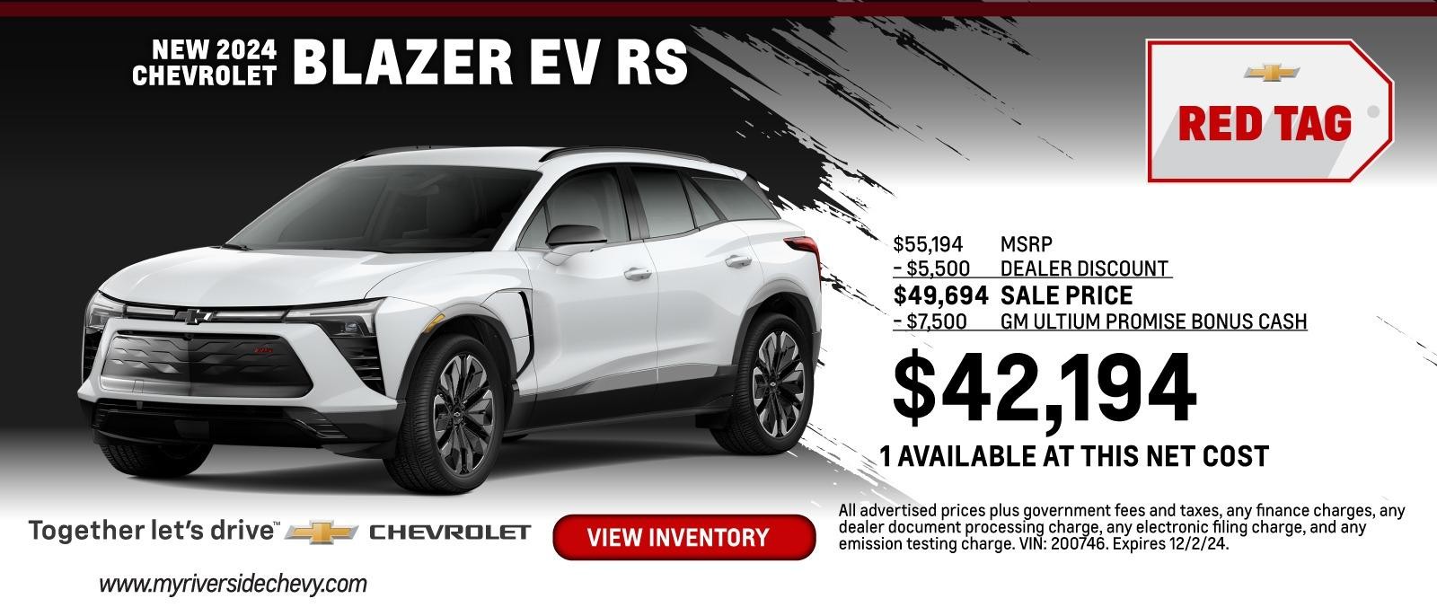 2024 Chevy Blazer Ev