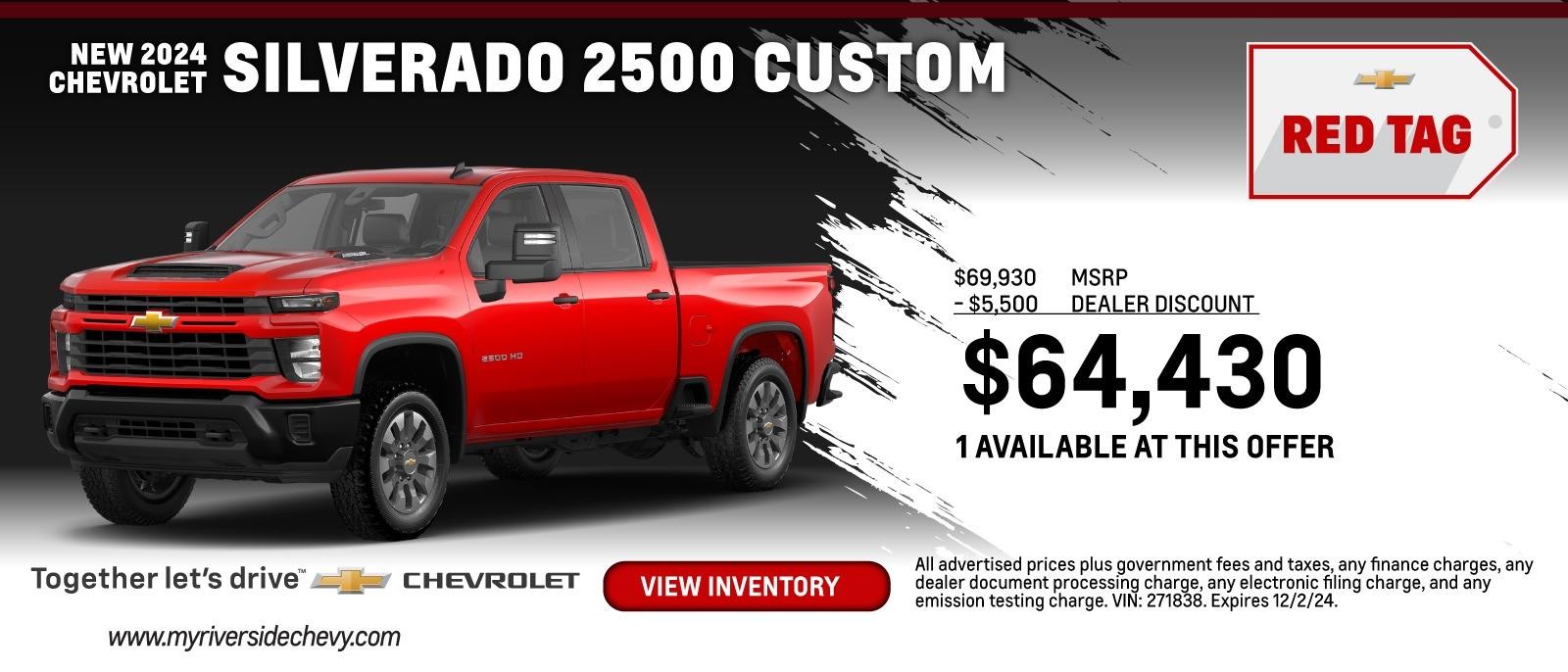 2024 Silverado 2500