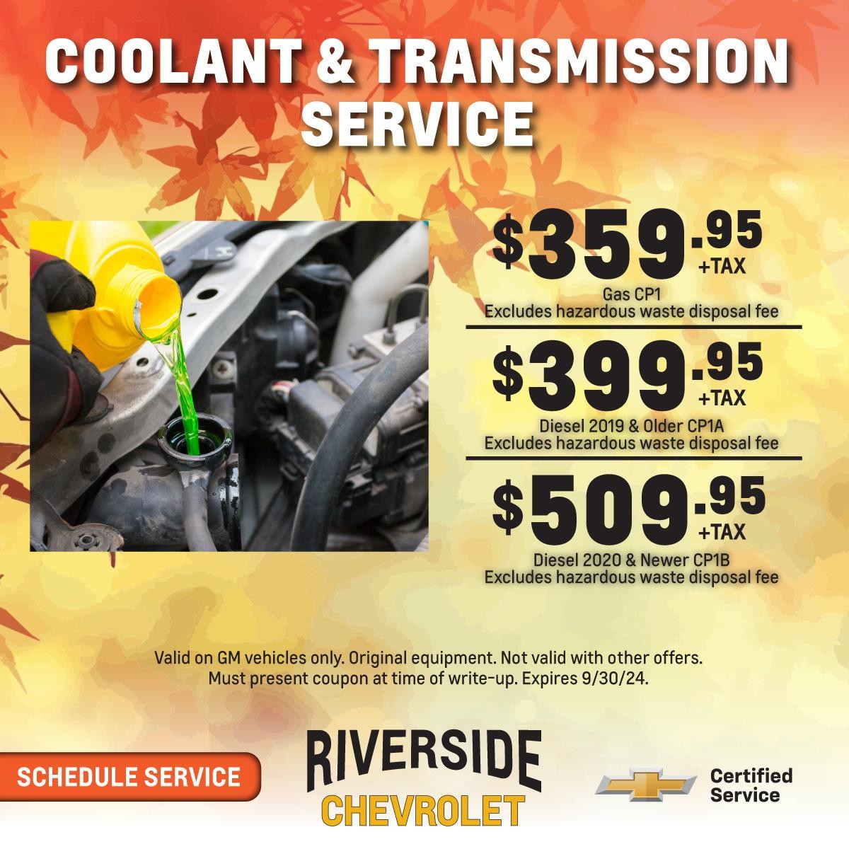 Coolant & transmission