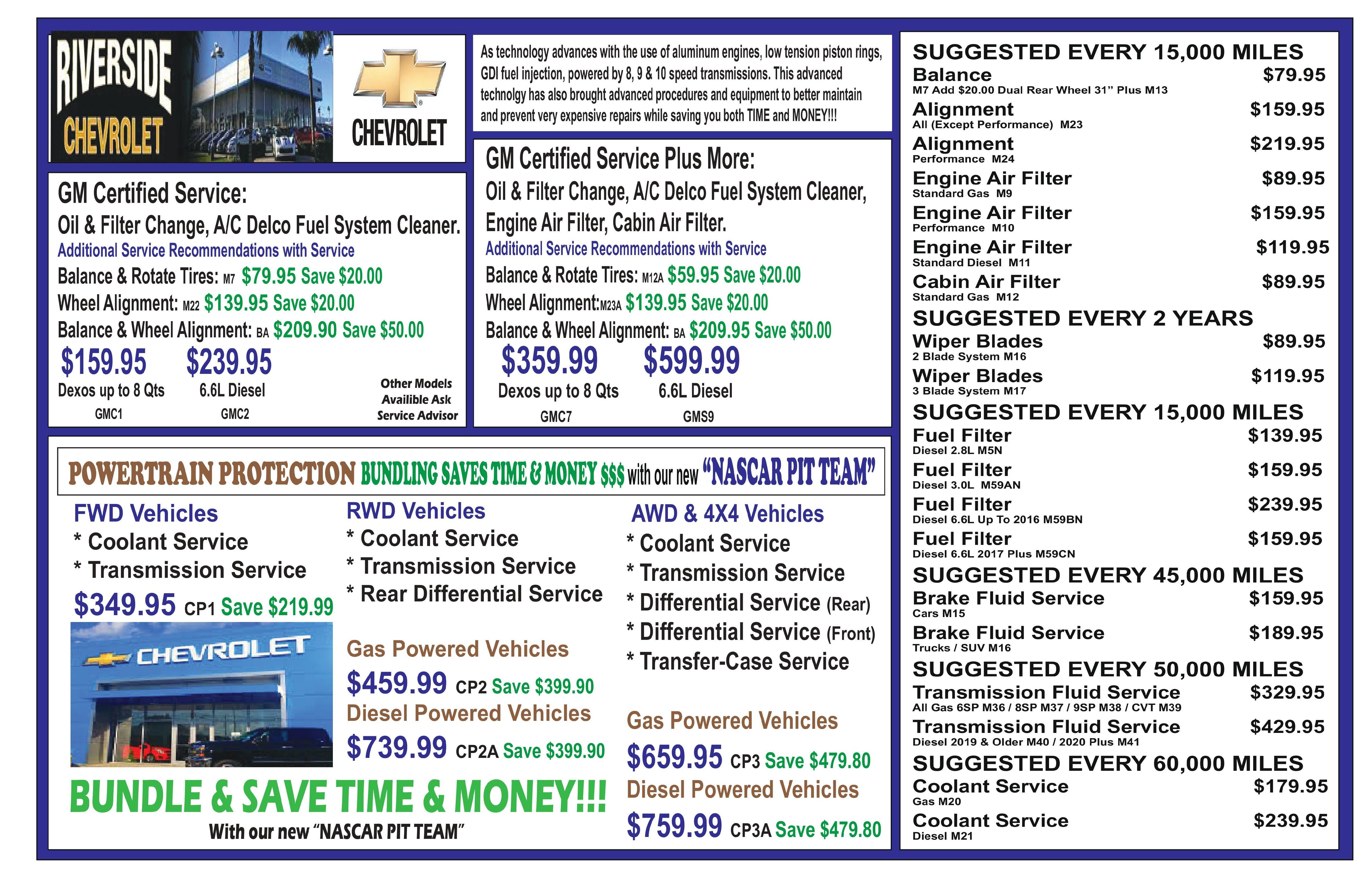 Bundle & save time & money