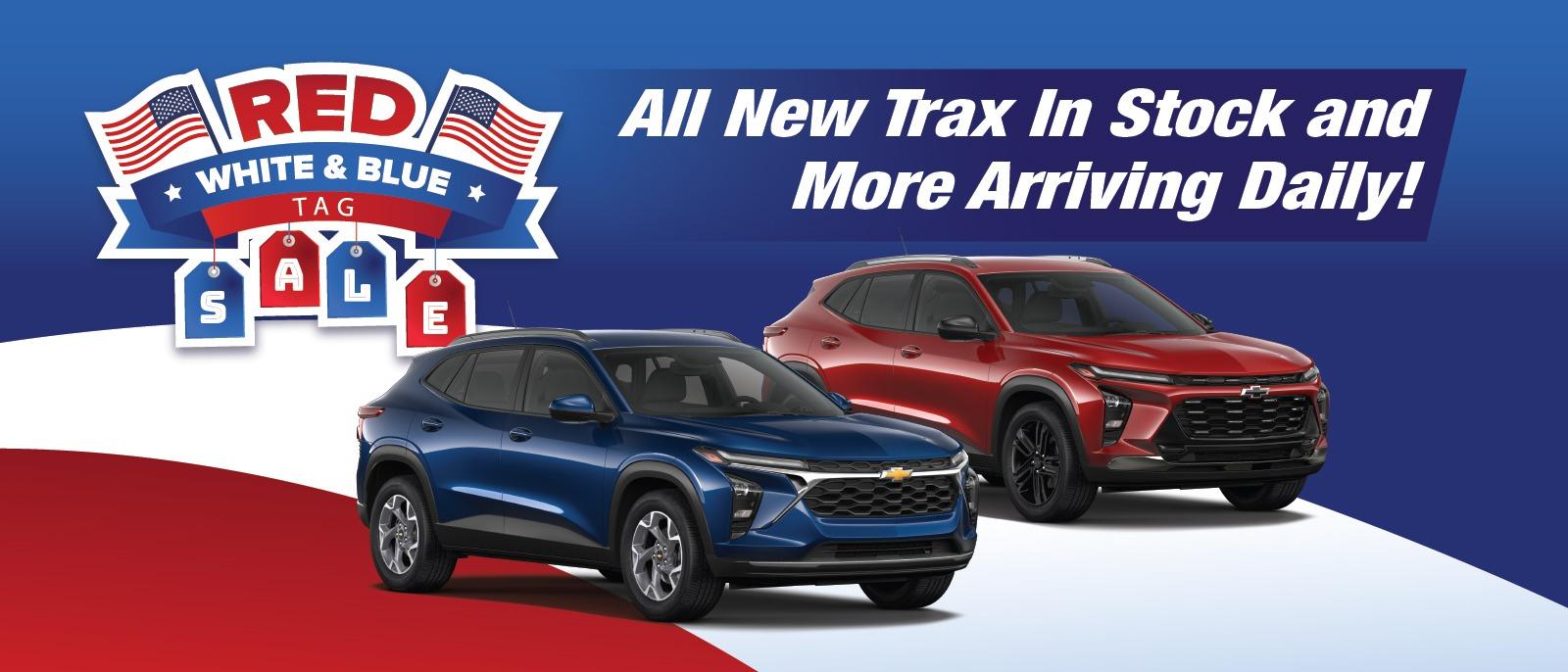 ALL NEW TRAX IN STOCK AND MORE ARRIVING DAILY