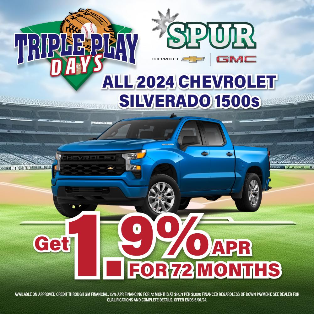 2024 Chevrolet 1500 Offer!⚾