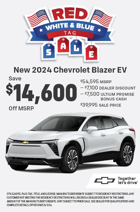 🔵RWB Tag Sale Chevy Blazer EV Offer!⚪🔴