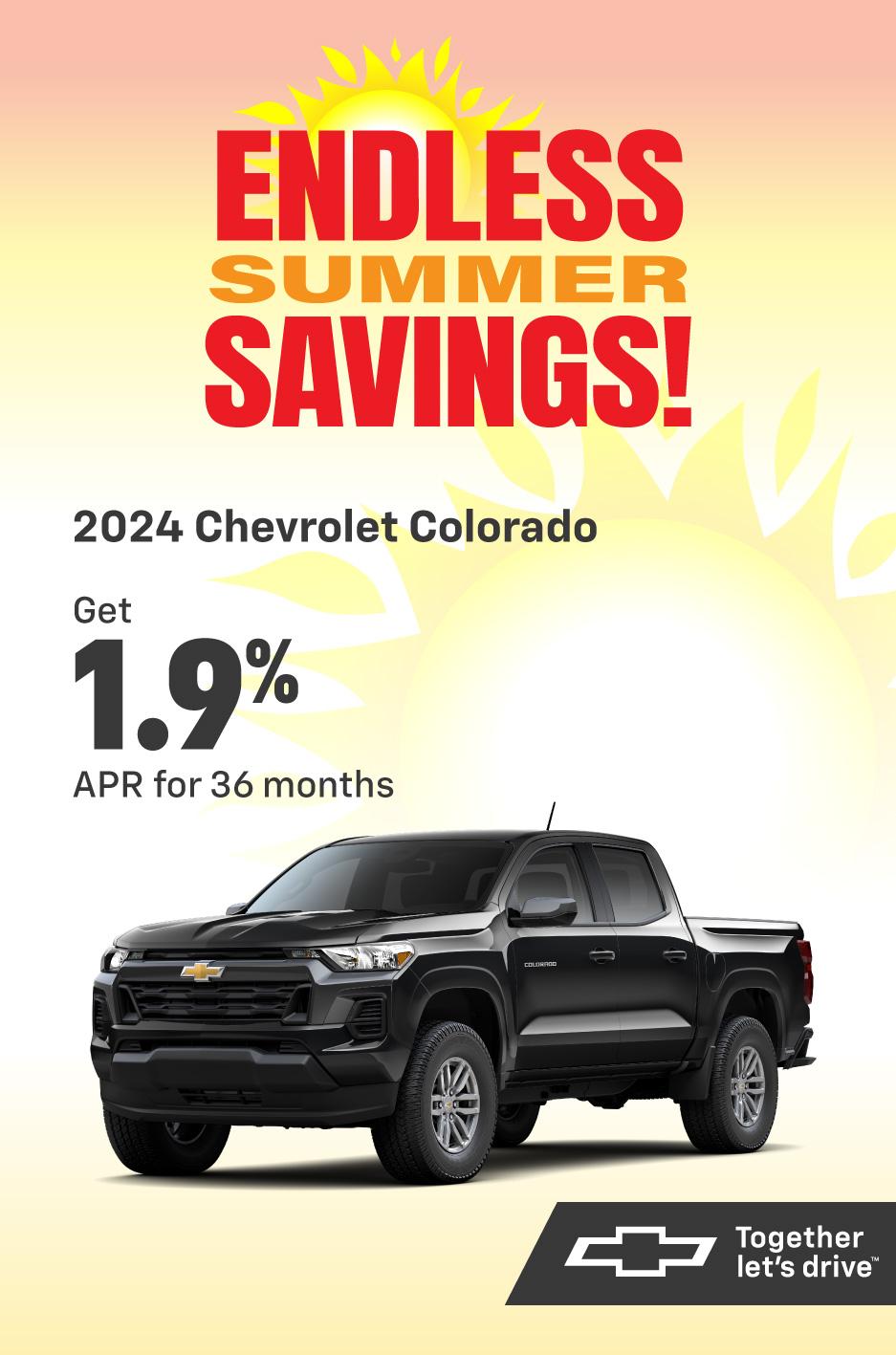 Shop 1.9% for 36 Months on 2024 GMC Colorado!🔥🔥