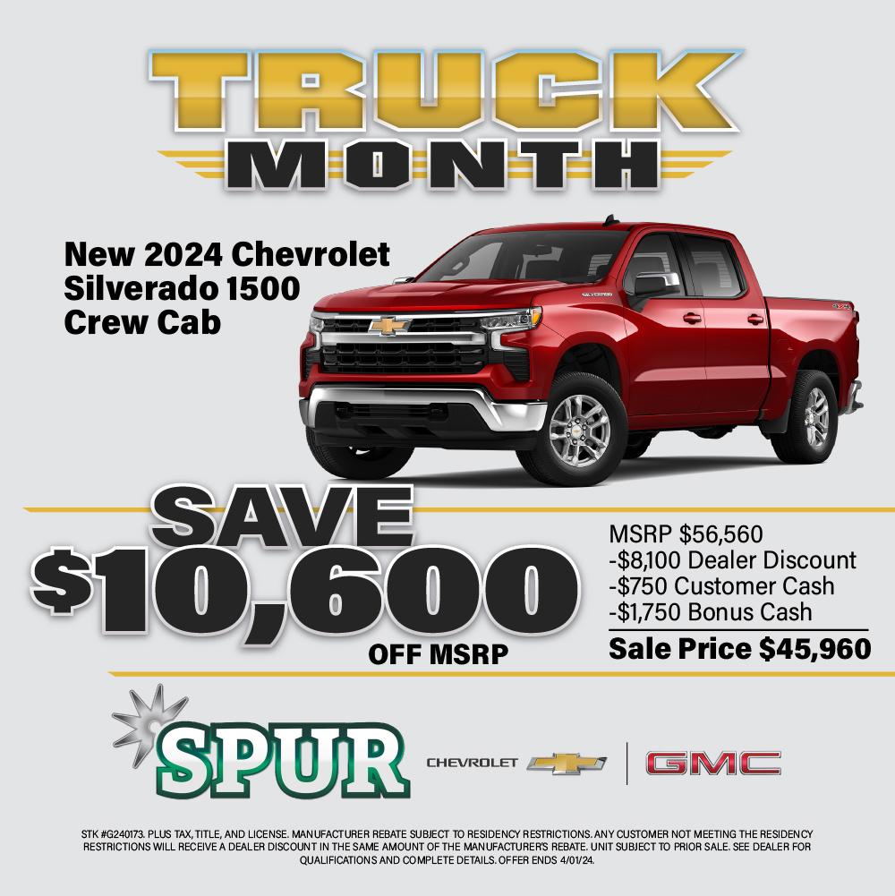 Chevy Truck Month Offer!