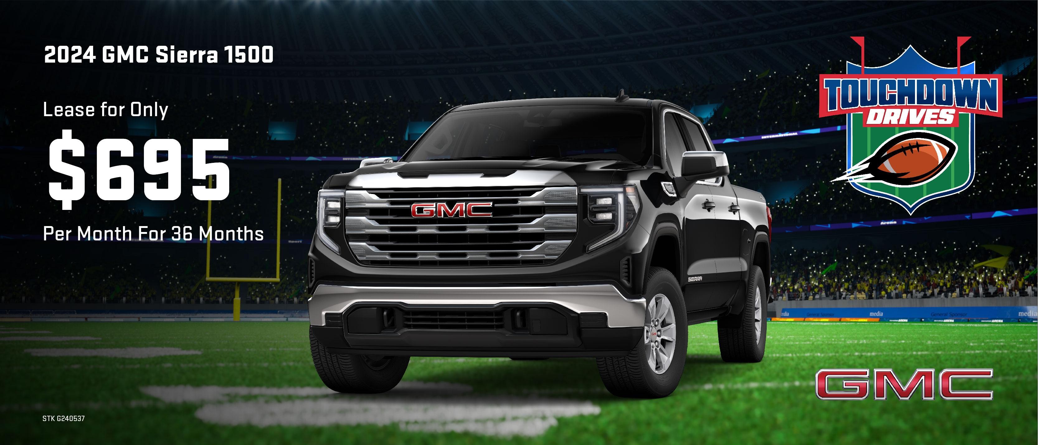 Shop $695/mo Sierra 1500 Lease Offer!💵🏈