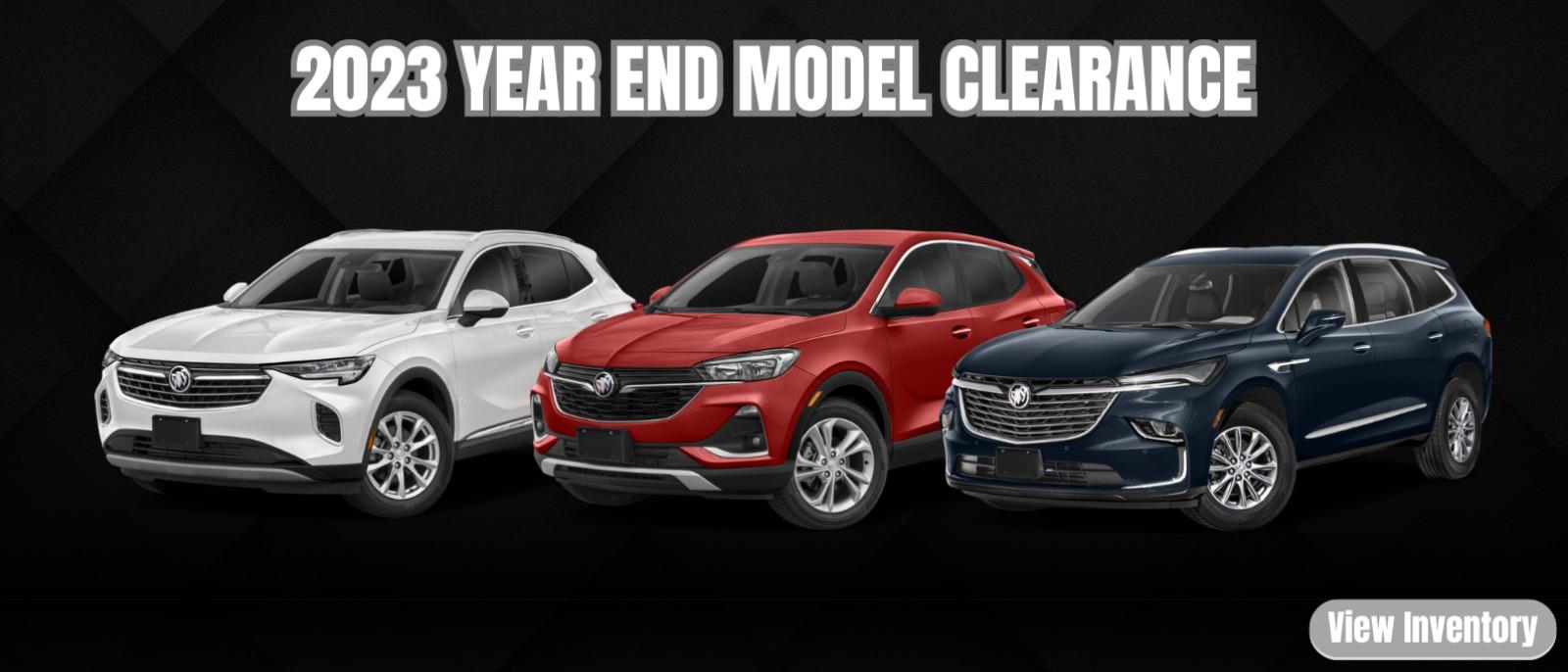 2023 year end model clearance