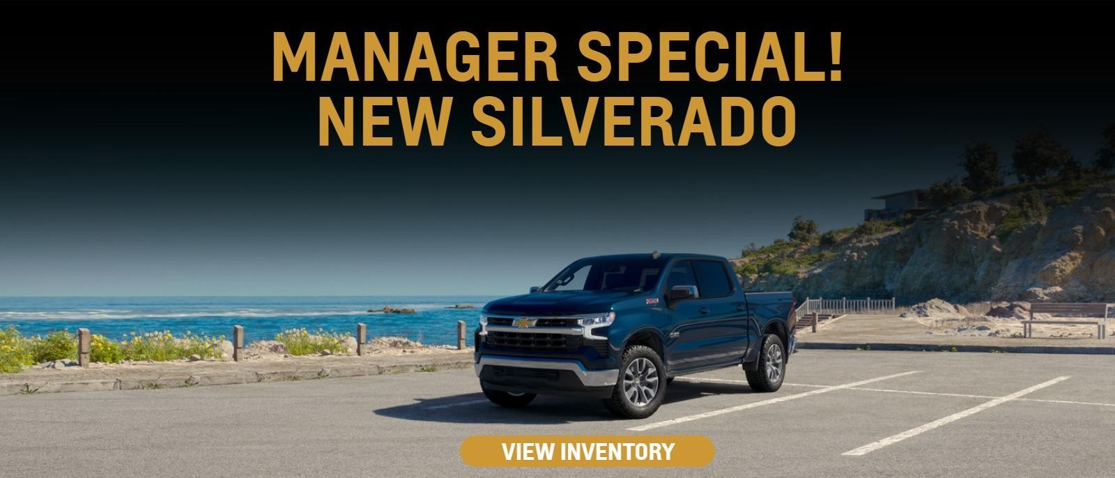 "Manager Special! New Silverado"