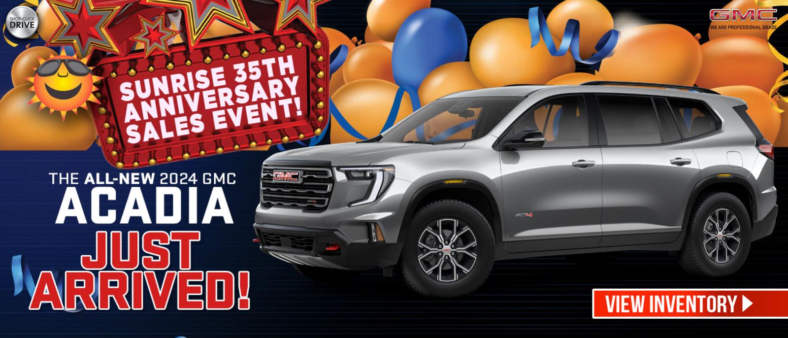 The All-New 2024 GMC Acadia Just Arrived!