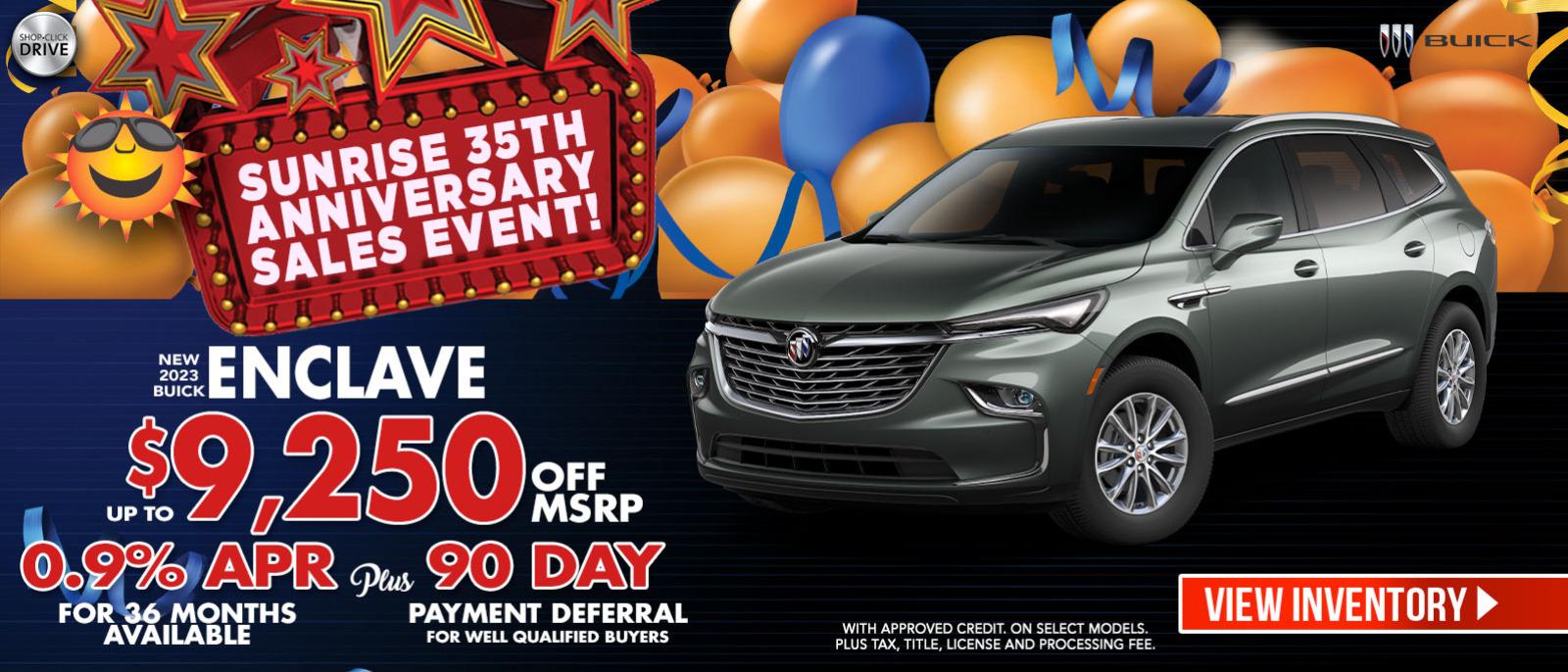 New Buick Enclave - Up to $8250 Off MSRP