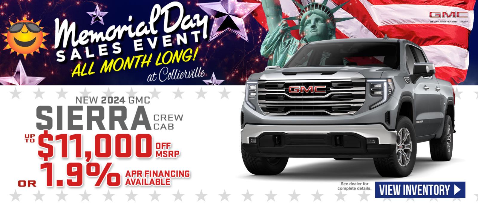 New GMC Sierra - New inventory arriving daily