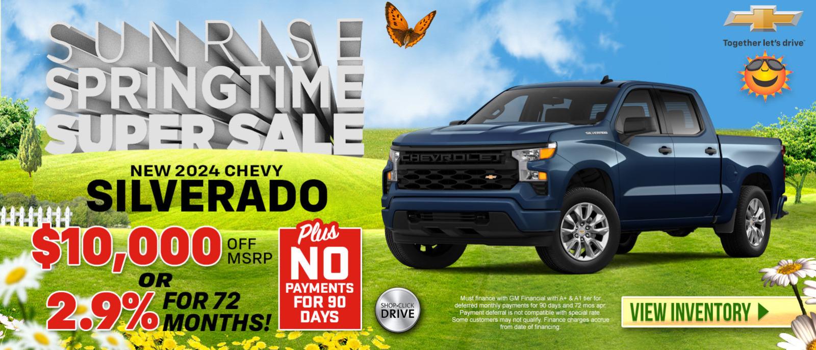 New Chevy Silverado - New inventory arriving daily
