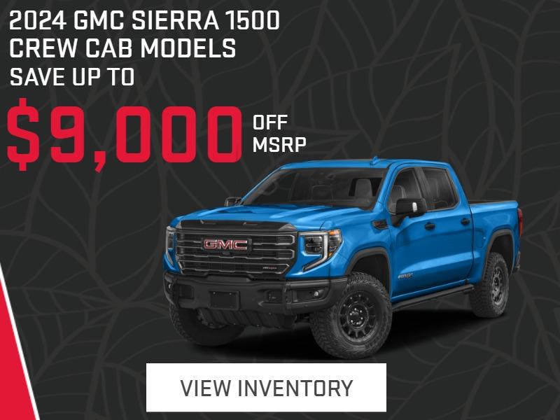 2024 GMC Sierra 1500 Savings Offer