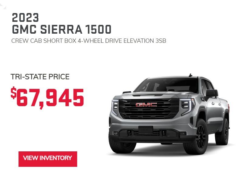 2023 GMC SIERRA 1500 
Tri-State Price $67,945