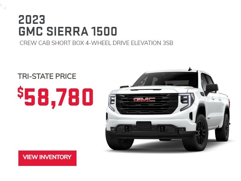 2023 GMC SIERRA 1500 
Tri-State Price $58,780