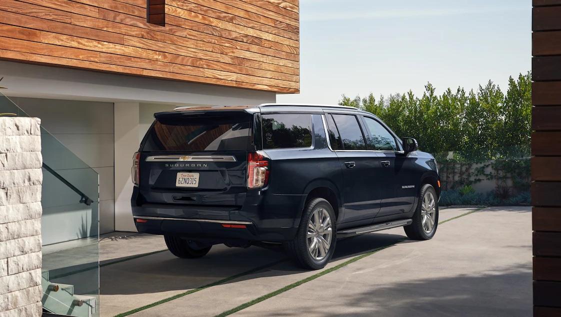 2023 Chevrolet Suburban Parked in Driveway