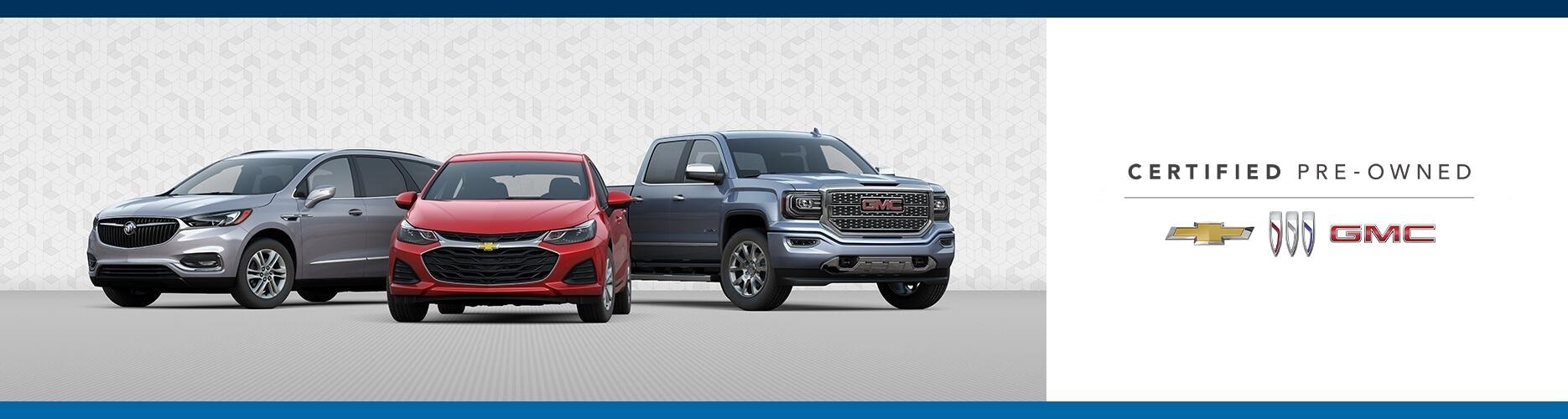 GM Certified Chevrolet, Buick & GMC Used Trucks, SUVs & Cars