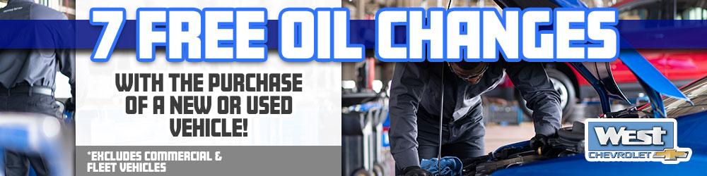 7 Free Oil Changes
