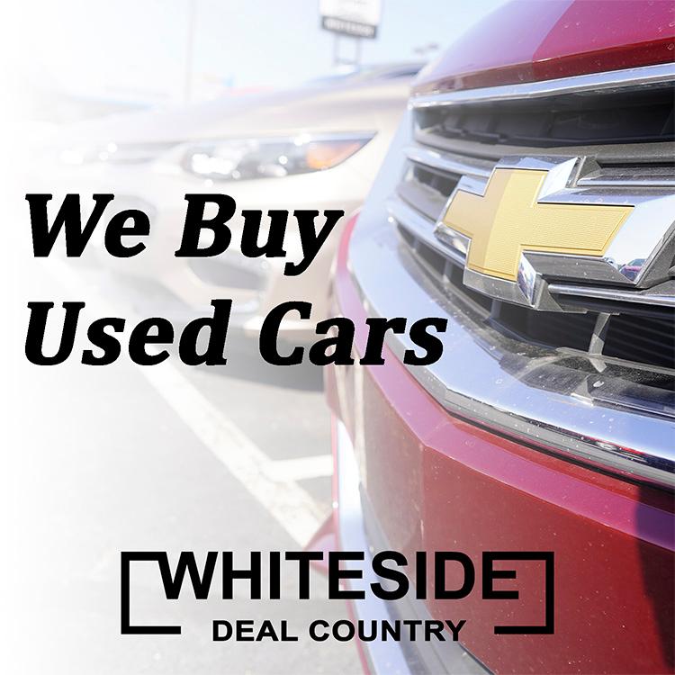 we buy used cars button 