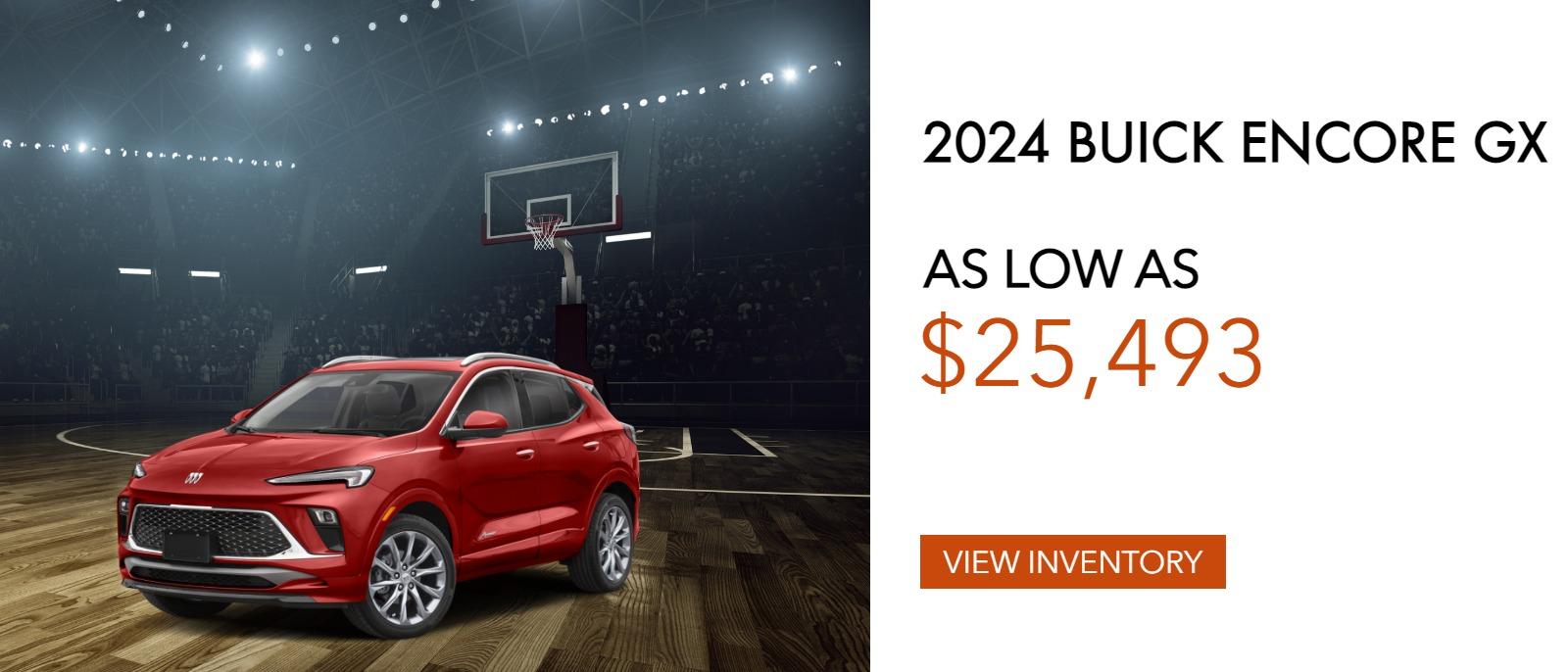 2024 Buick Encore GX as low as $25,493