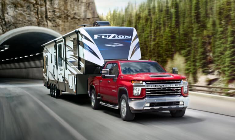 2022 Chevy Silverado 2500 HD Exterior Towing On The Highway