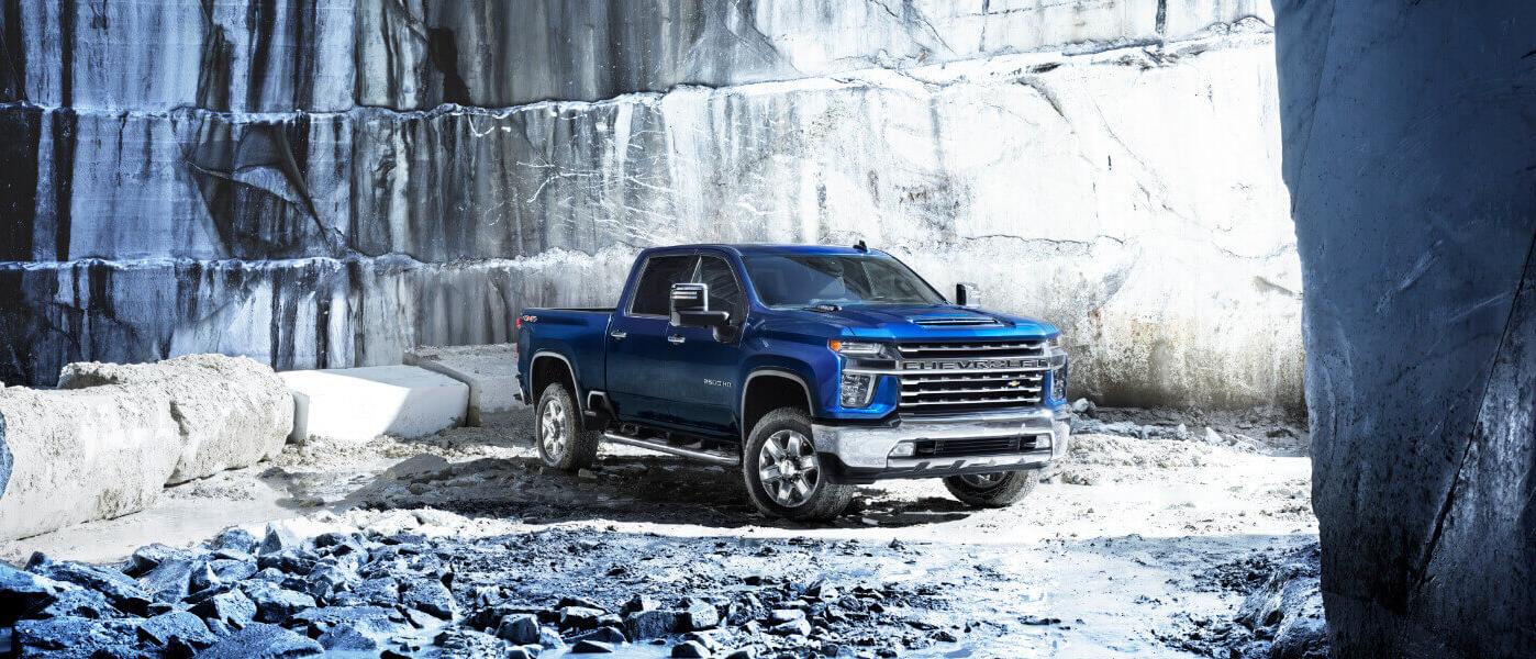 2022 Chevy Silverado 2500 HD Exterior Parked In A Quarry