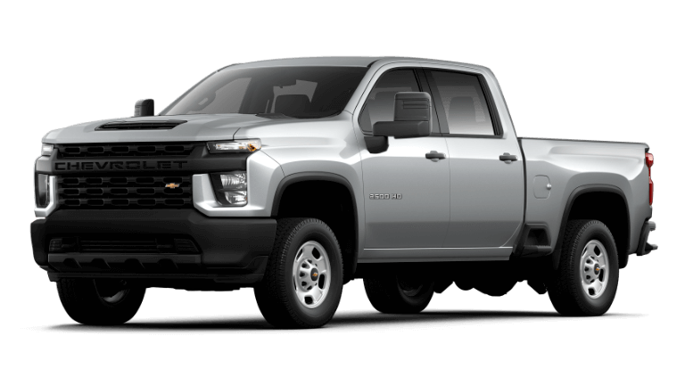 2022 Chevy Silverado 2500 HD WT in Silver Ice exterior