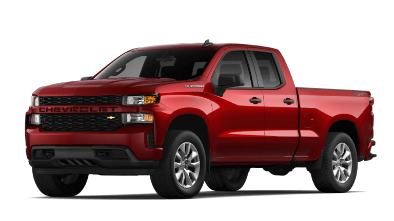 2022 Chevy Silverado 1500 Custom Exterior Cherry Red