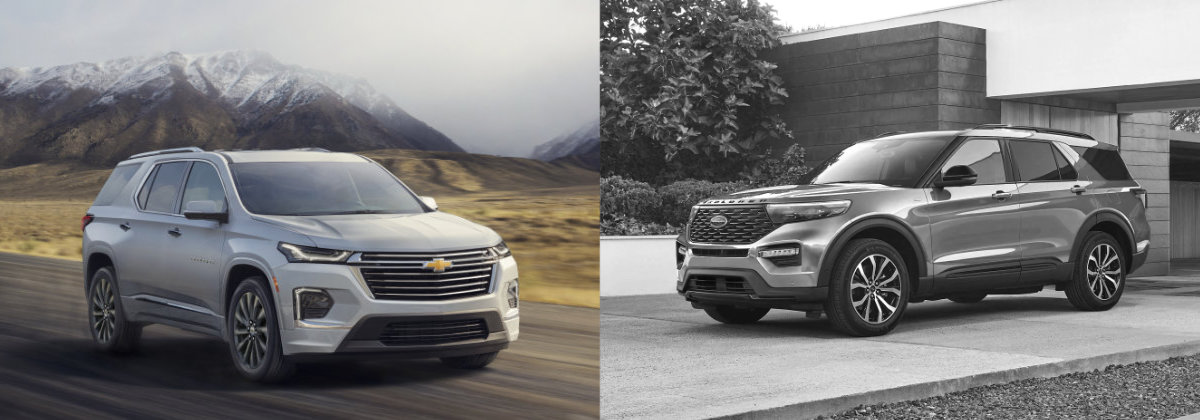2022 Chevrolet Traverse vs 2022 Ford Explorer