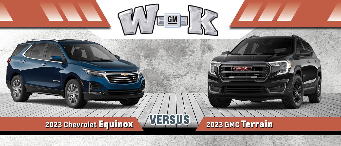 2023 Chevy Equinox vs. GMC Terrain Engines, Size, & Price