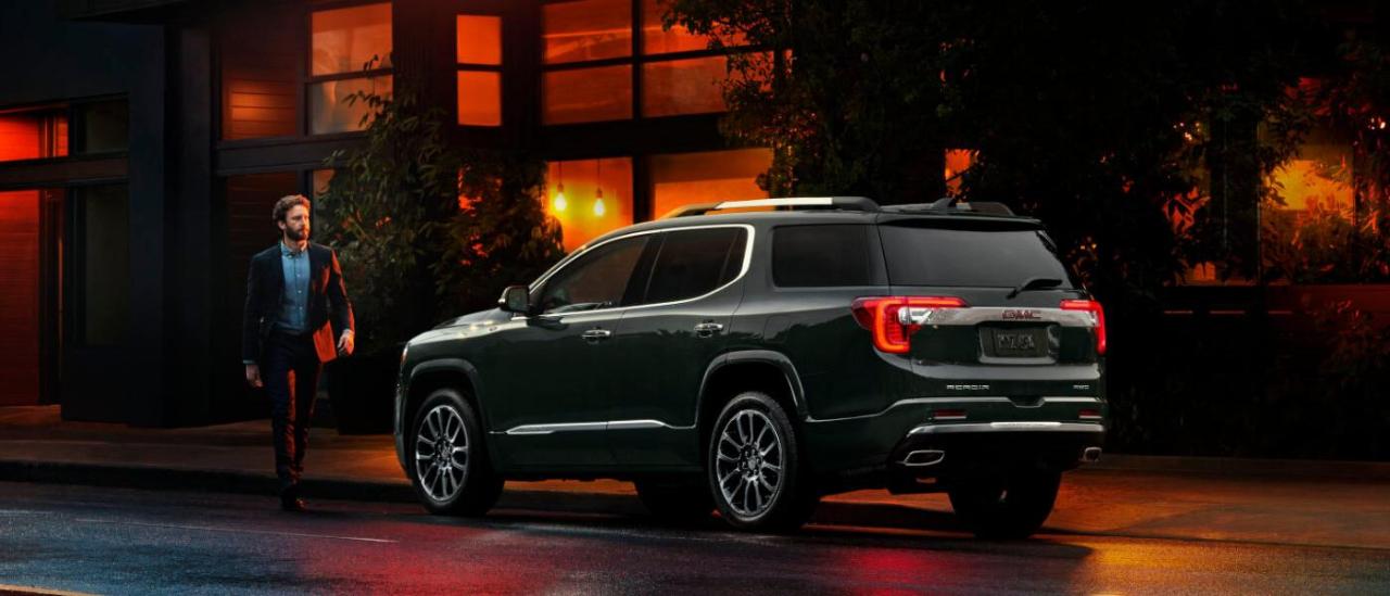 Gmc Acadia Trim Levels Sle Vs Slt Vs At Vs Denali