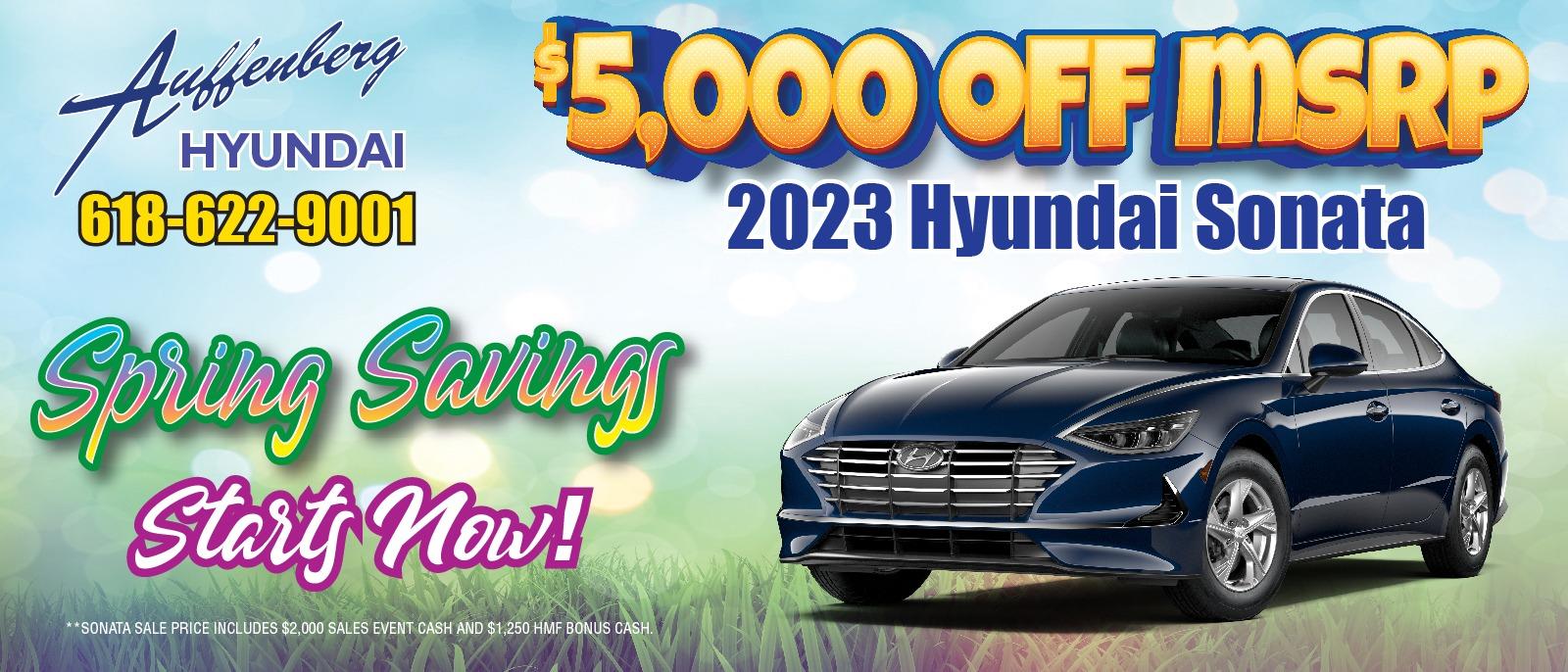 2023 Hyundai Sonata
$5000 off