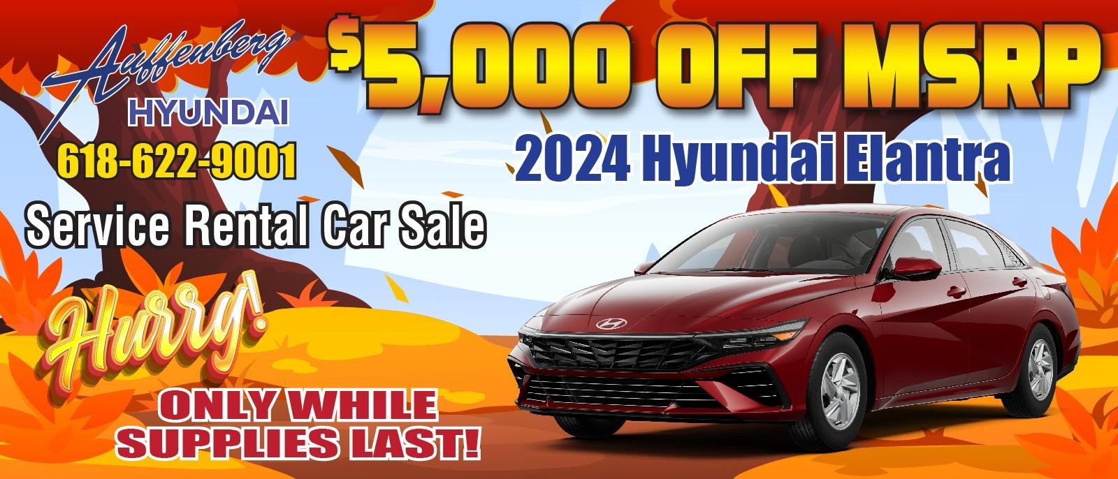 2024 Hyundai Elantra
$5,000 OFF MSRP