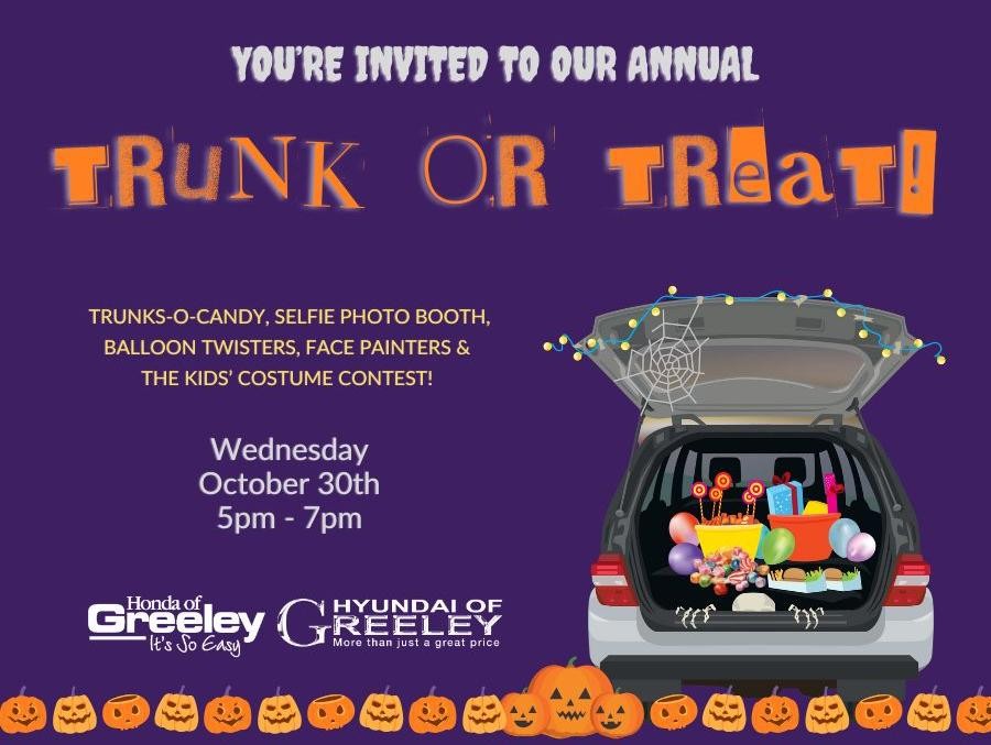 Hyundai of Greeley Trunk or Treat