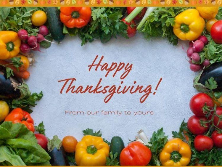 Image with a Thanksgiving greeting to all from Hyundai of Greenley, CO