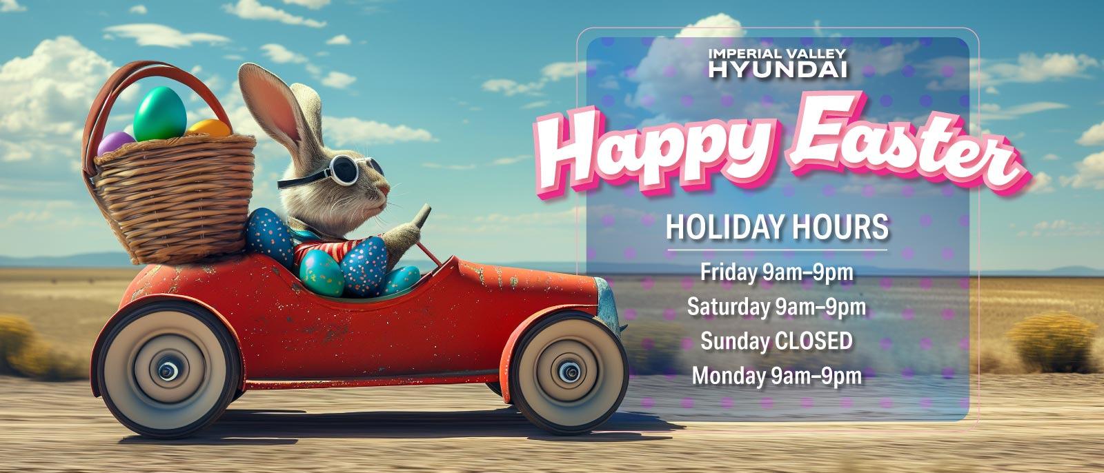 Imperial Valley Hyundai Easter Hours