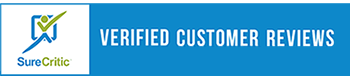 SureCritic Verified Customer reviews logo