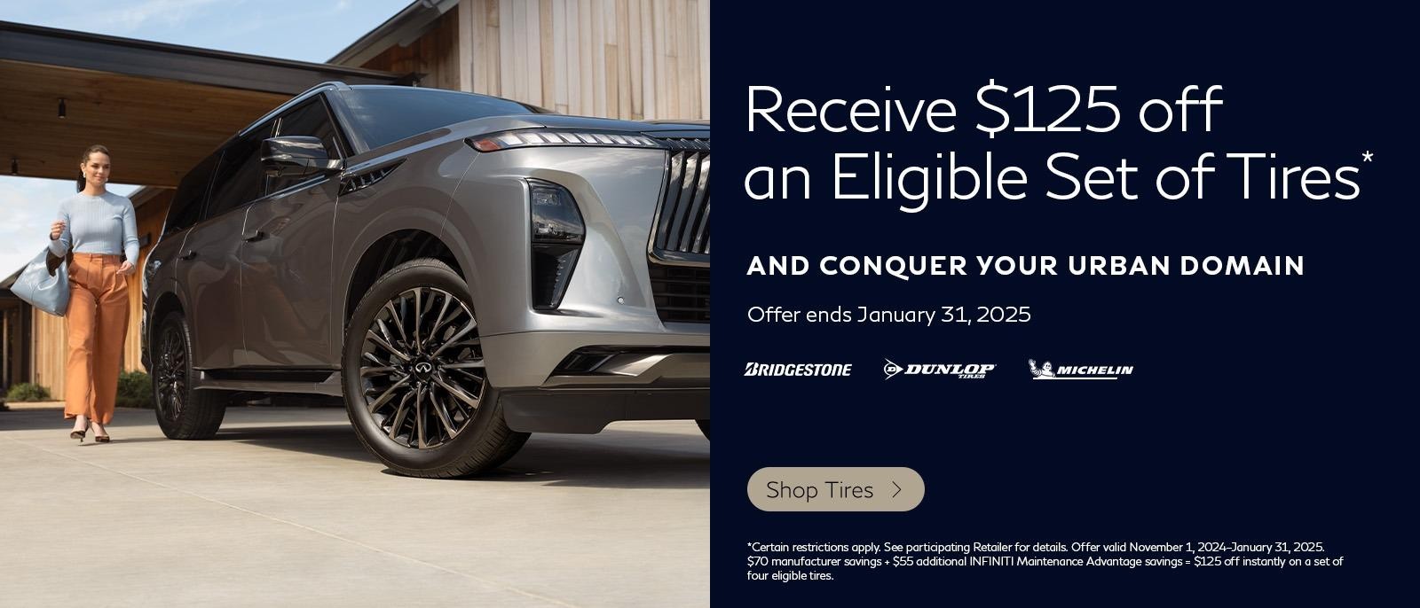 SD INFINITI Tire Offer