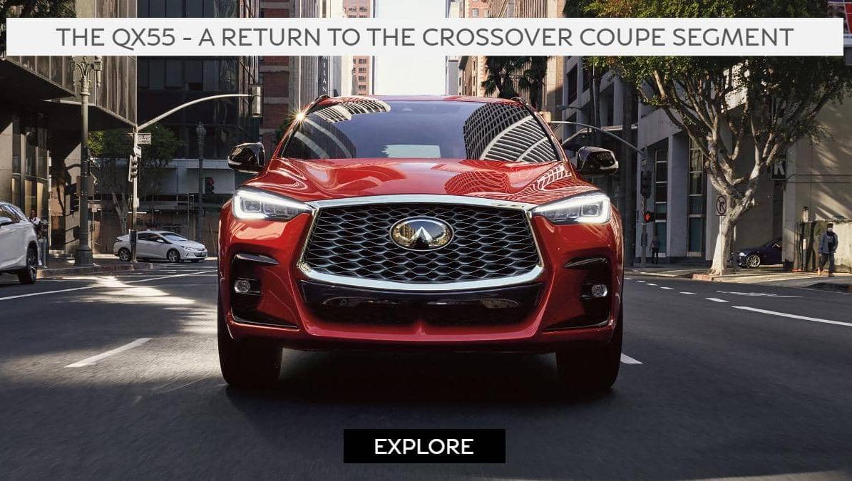 The QX55 - A return to the crossover coupe segment