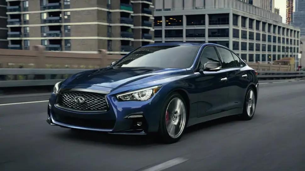 Infiniti Q50 vs. Nissan Maxima Title