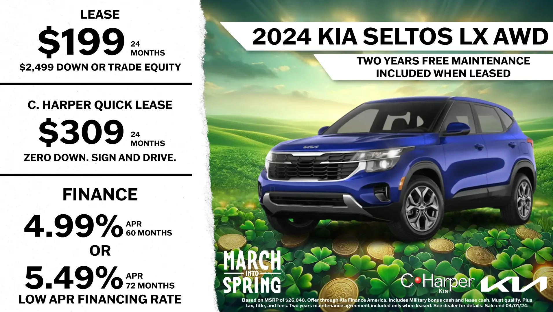 New Kia Specials Belle Vernon, Pennsylvania C. Harper Kia