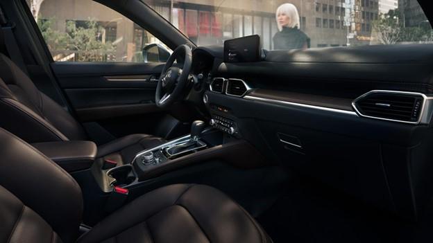 The sleek and stylish interior of the 2023 Mazda CX-5 Select. 