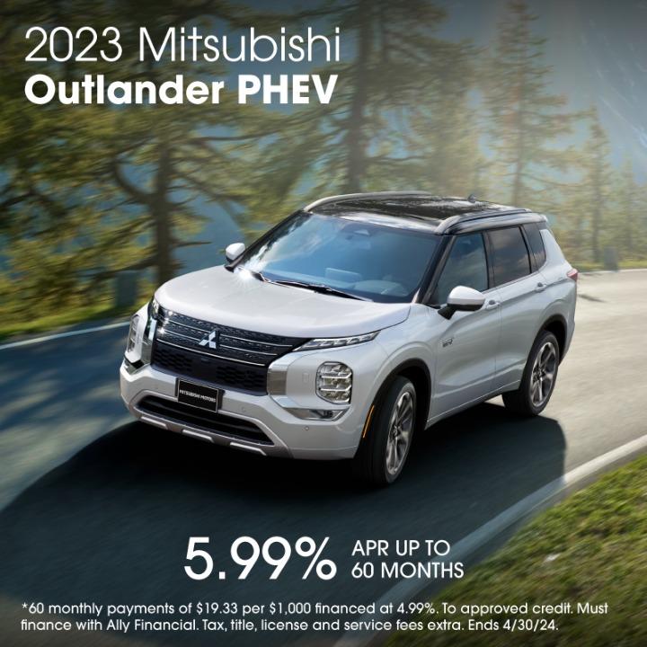 2023 Mitsubishi Outlander PHEV | 5.99% APR for 60 Months