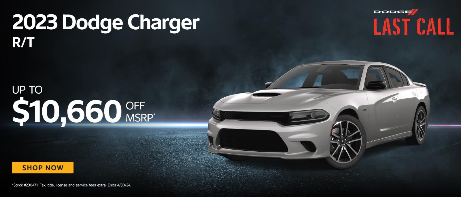 2023 Dodge Charger up to $10,660 off MSRP