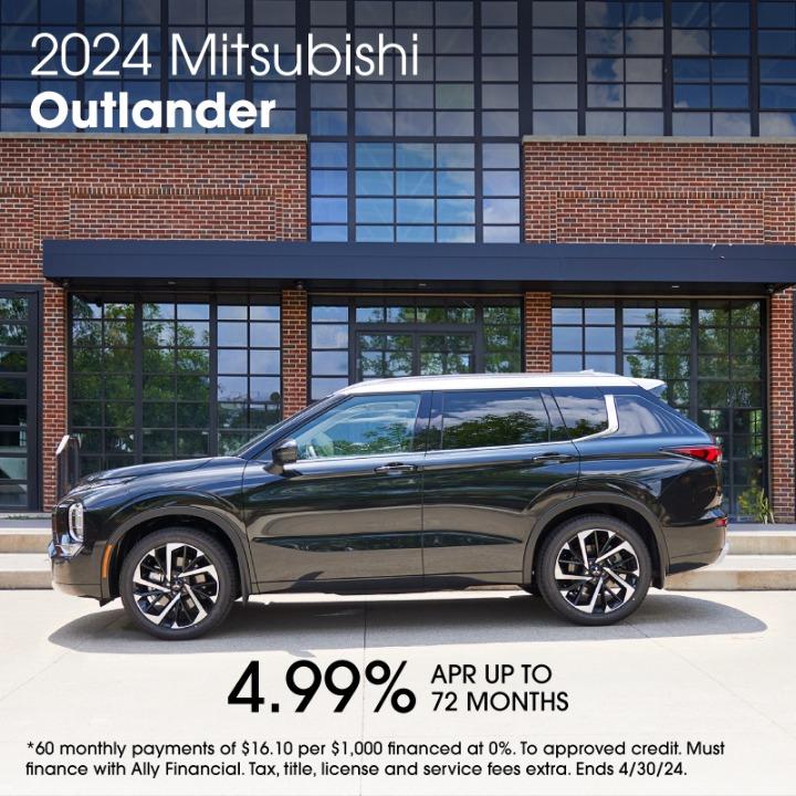 2023 Mitsubishi Outlander | 4.99% APR for 72 Months
