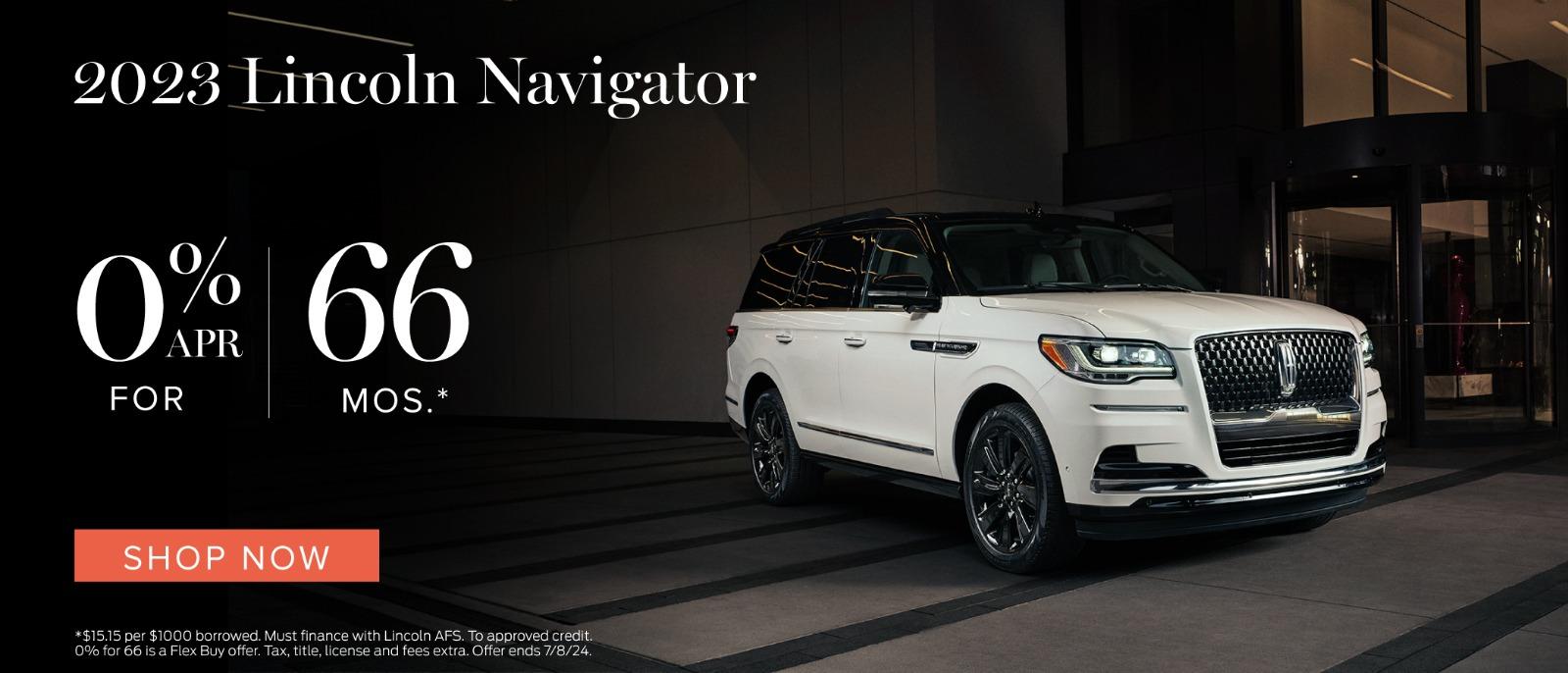 2023 Lincoln Navigator 0% APR for 66 months