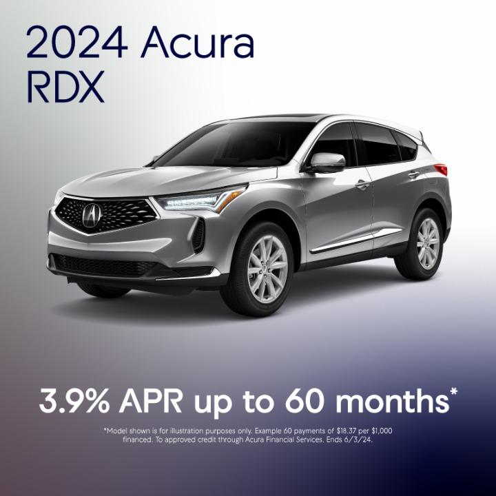 2024 Acura RDX | 3.9% APR up to 60 months