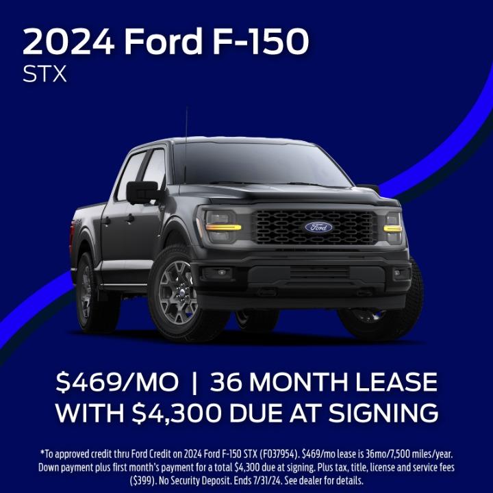 2023 Ford F-150 $469per month for 36 months