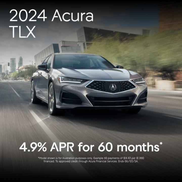 2024 Acura TLX 4.9%APR for 60 months
